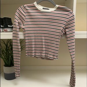 striped brandy melville top!